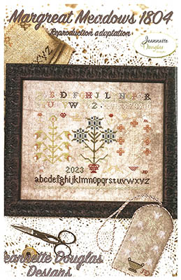 (image for) Margreat Meadows 1804 Reproduction Sampler Adaptation